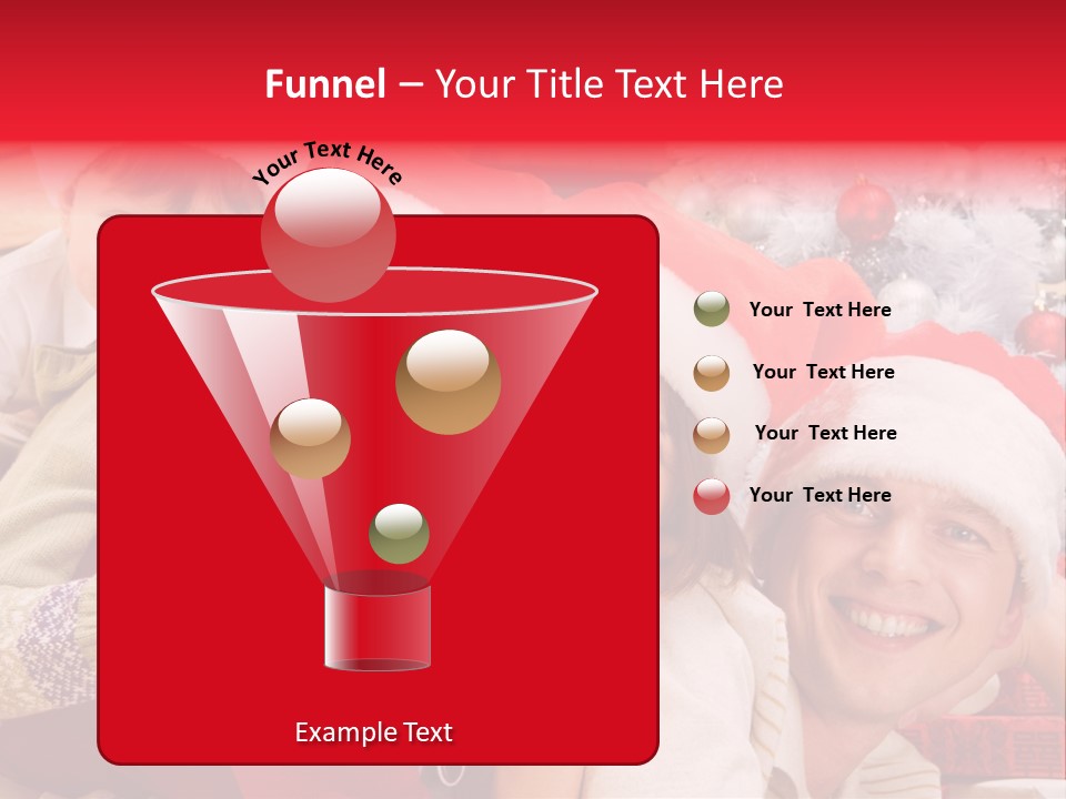 Family Christmas Photo Ideas PowerPoint Template