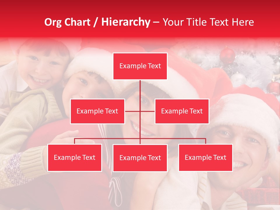 Family Christmas Photo Ideas PowerPoint Template