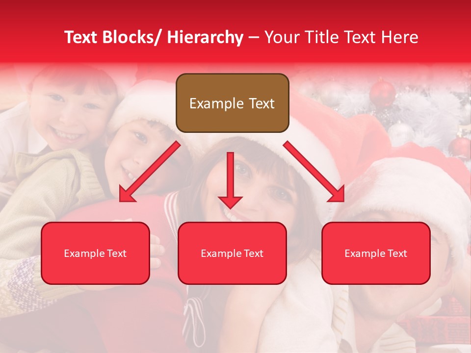 Family Christmas Photo Ideas PowerPoint Template