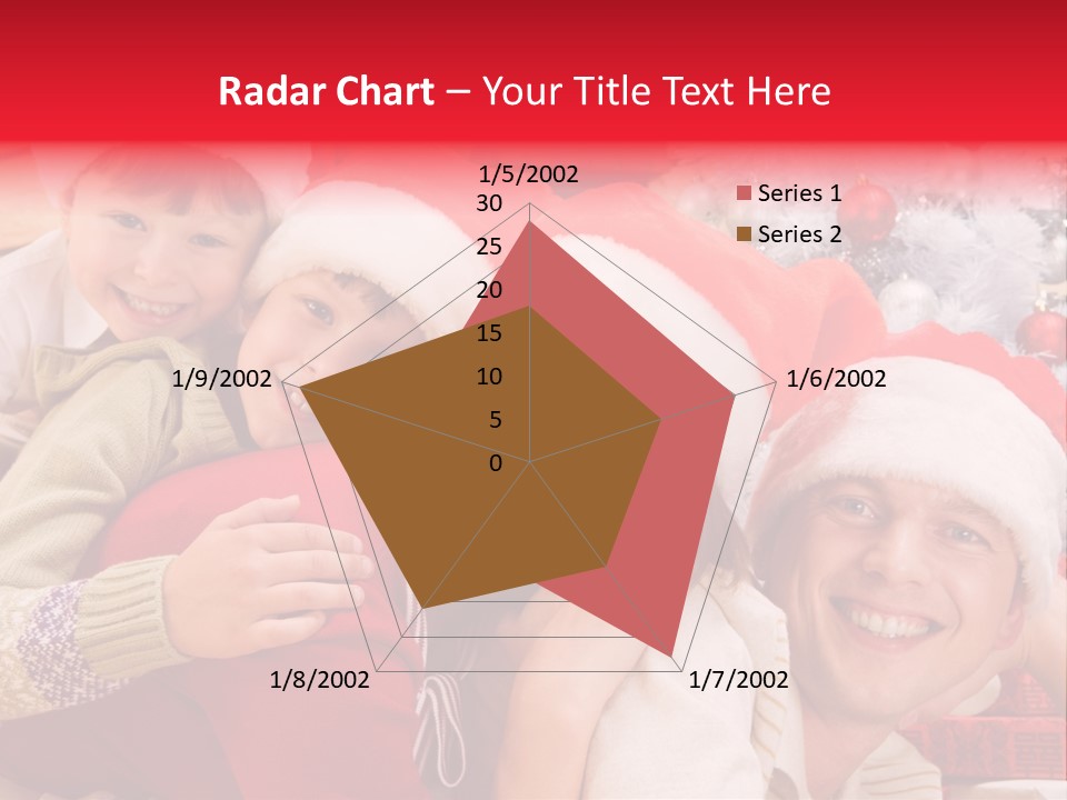 Family Christmas Photo Ideas PowerPoint Template