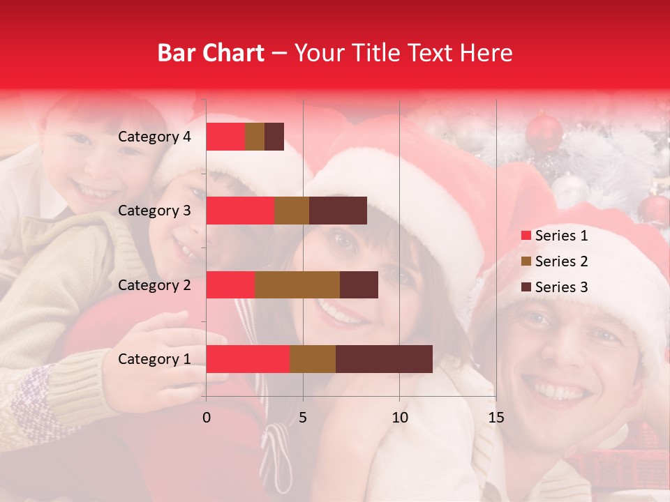 Family Christmas Photo Ideas PowerPoint Template