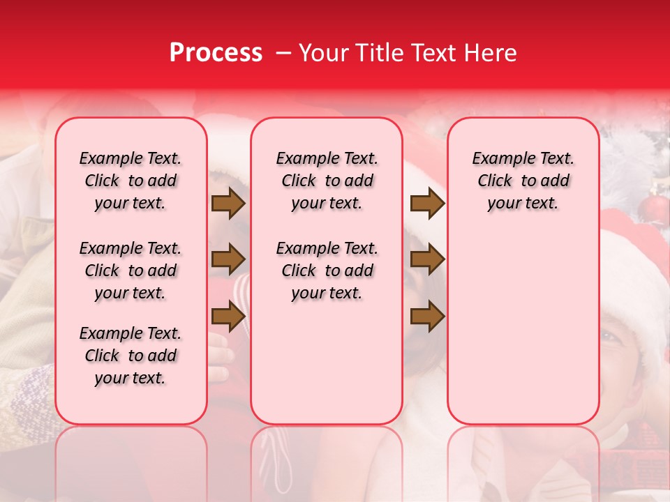 Family Christmas Photo Ideas PowerPoint Template