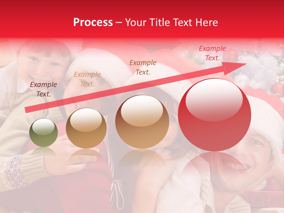 Family Christmas Photo Ideas PowerPoint Template
