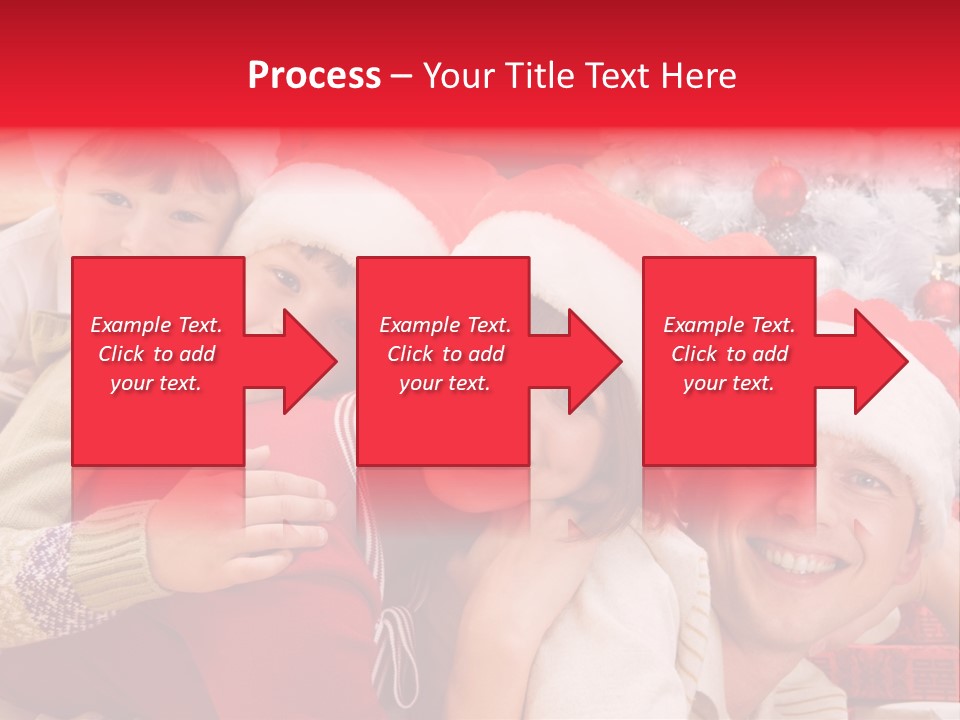 Family Christmas Photo Ideas PowerPoint Template