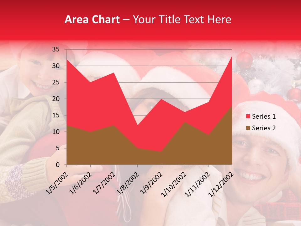 Family Christmas Photo Ideas PowerPoint Template