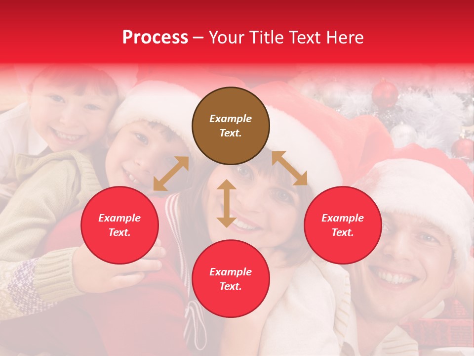 Family Christmas Photo Ideas PowerPoint Template