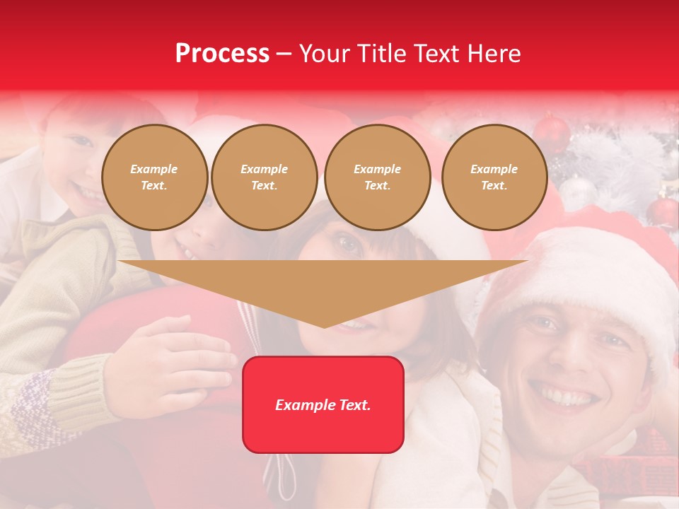 Family Christmas Photo Ideas PowerPoint Template