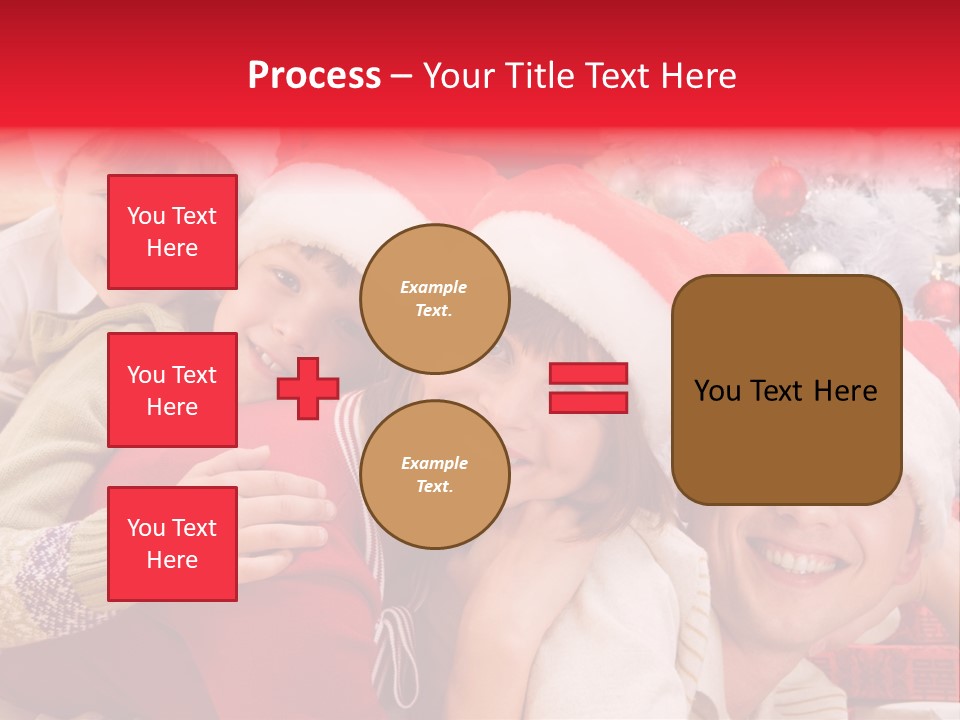 Family Christmas Photo Ideas PowerPoint Template