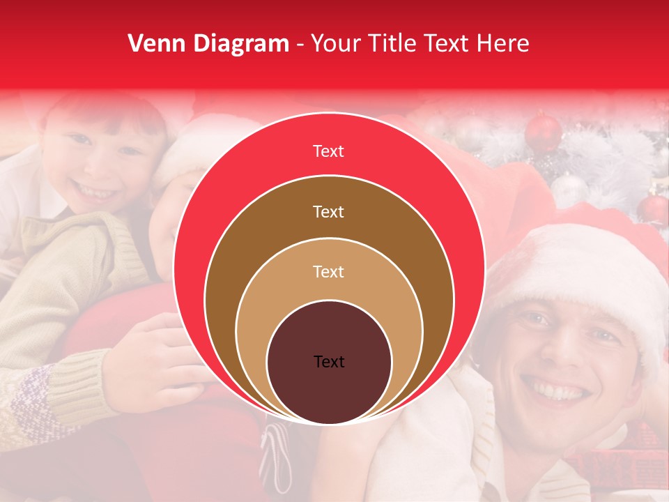Family Christmas Photo Ideas PowerPoint Template
