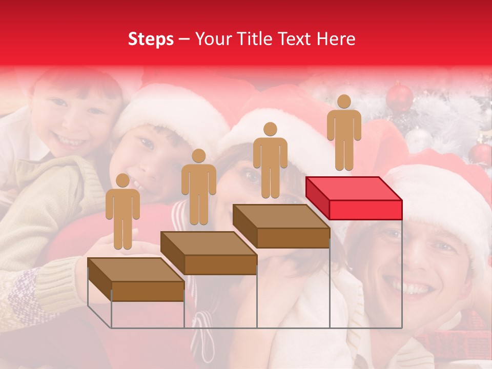 Family Christmas Photo Ideas PowerPoint Template
