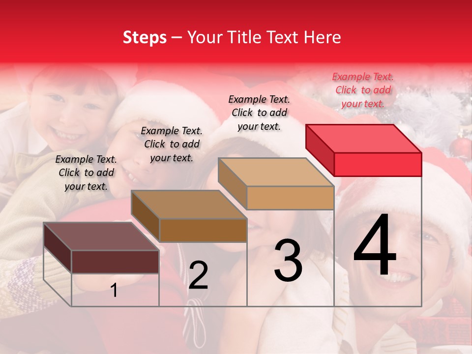 Family Christmas Photo Ideas PowerPoint Template
