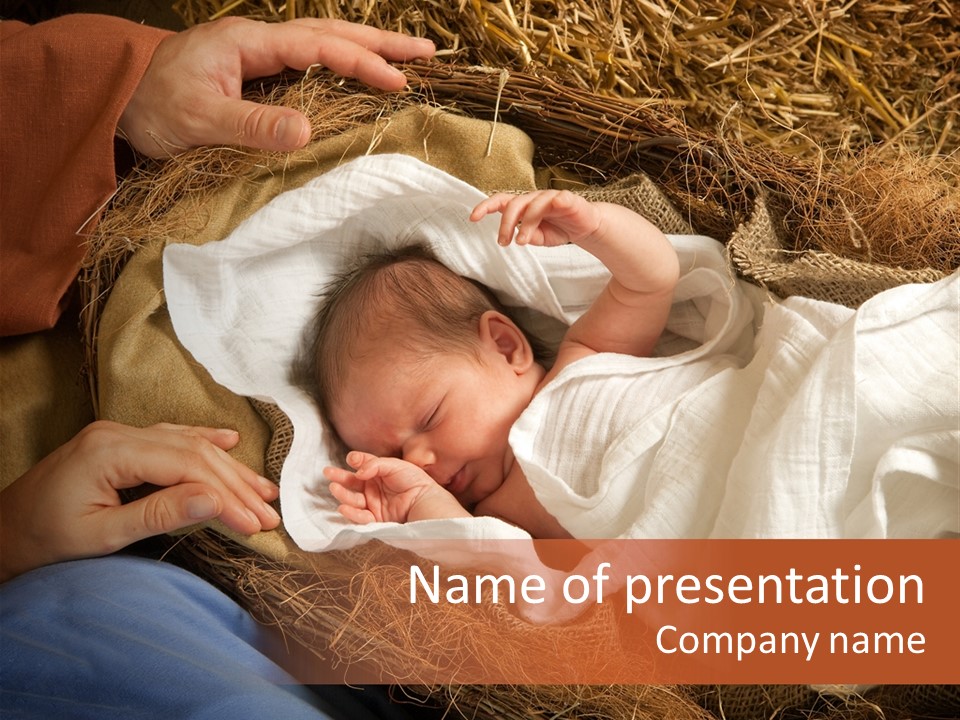 Baby Jesus PowerPoint Template