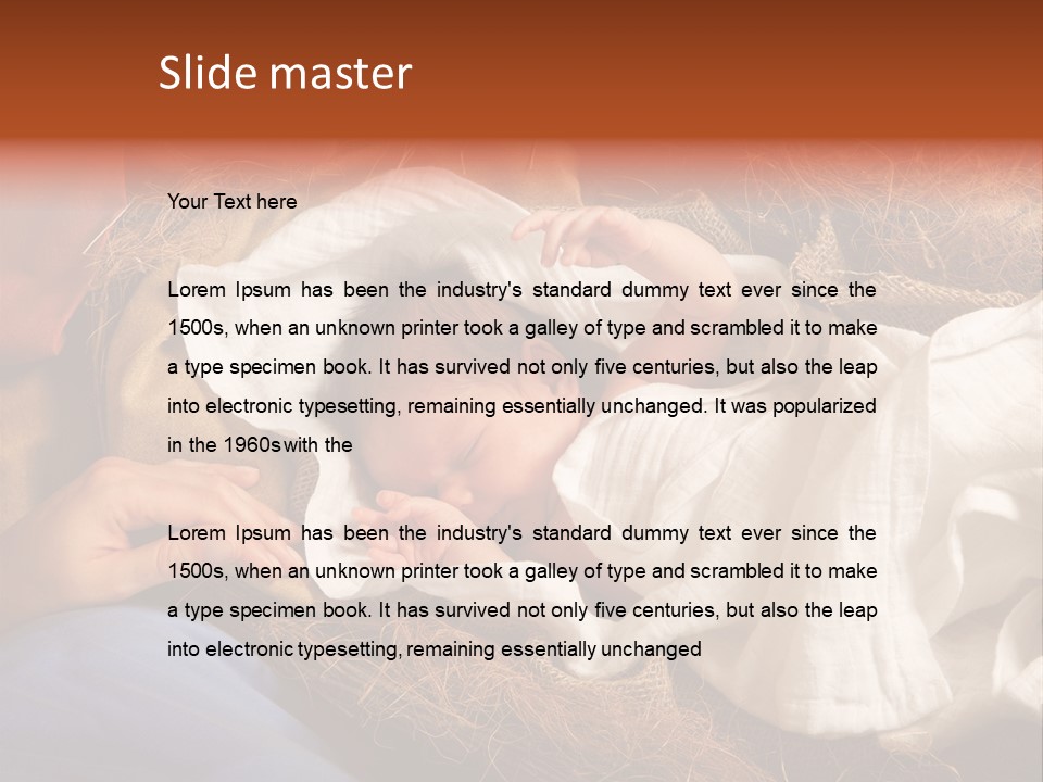 Baby Jesus PowerPoint Template