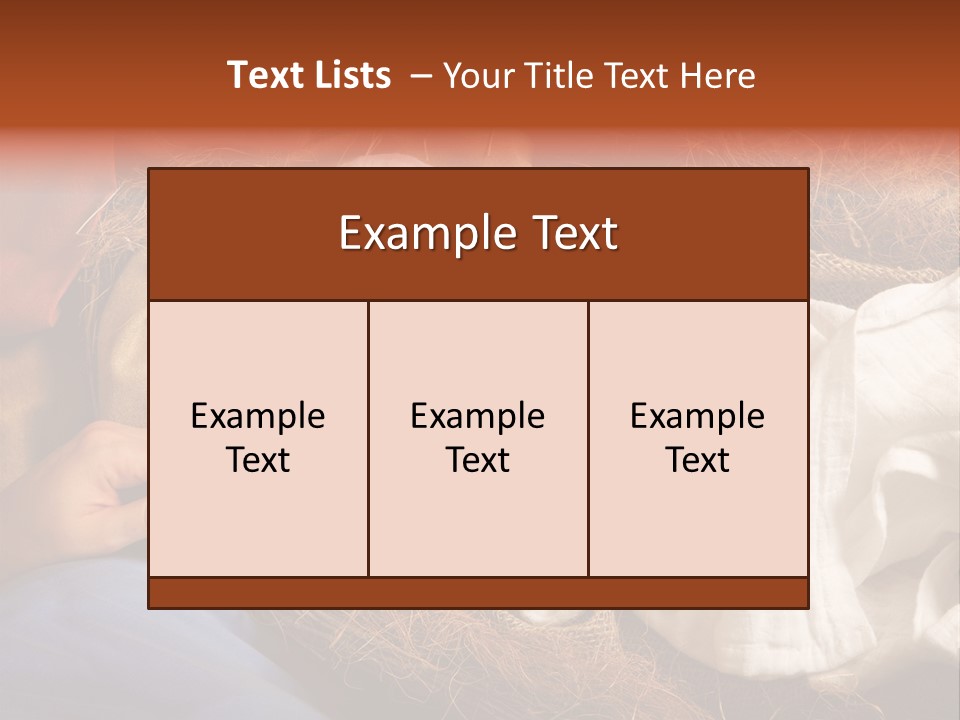Baby Jesus PowerPoint Template