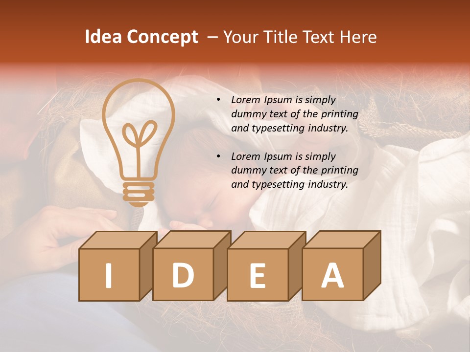 Baby Jesus PowerPoint Template