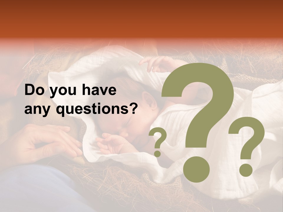 Baby Jesus PowerPoint Template