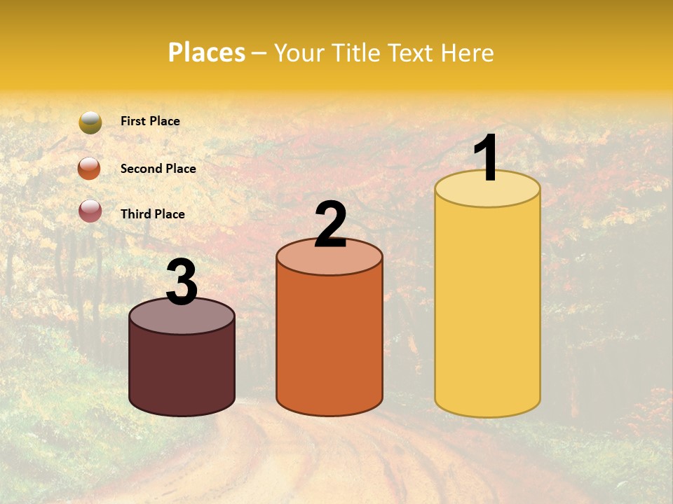 Forest Oil Painting PowerPoint Template