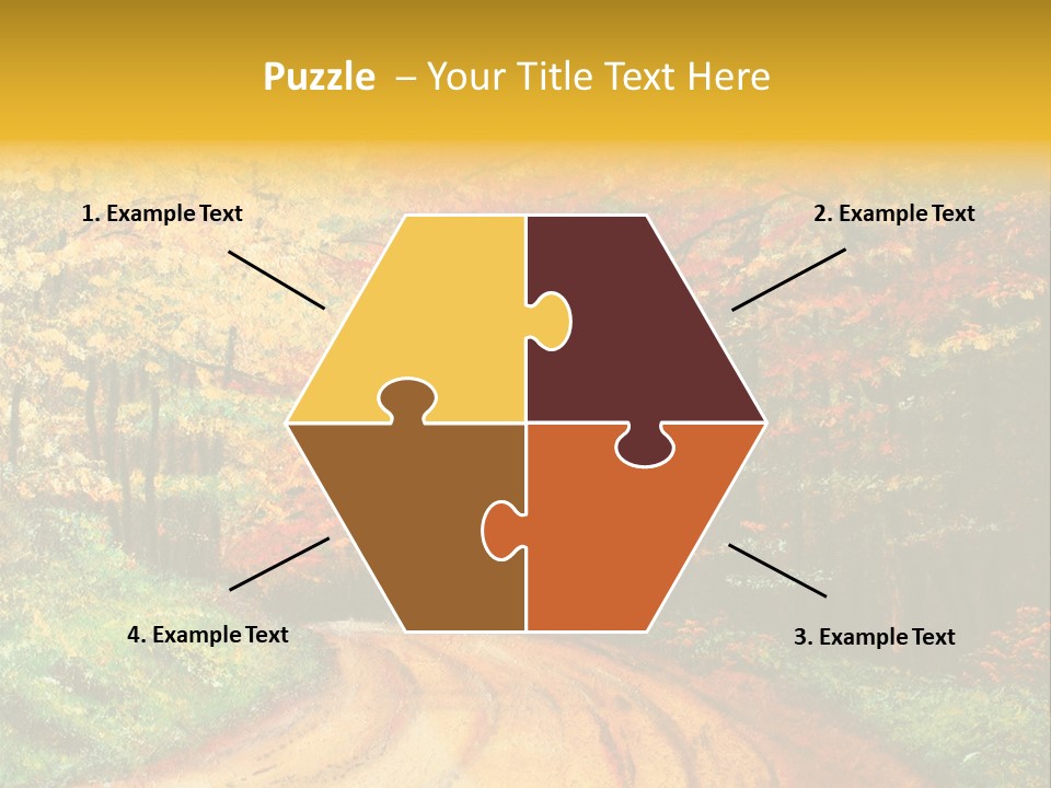Forest Oil Painting PowerPoint Template