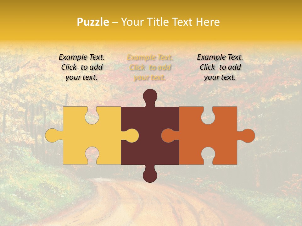 Forest Oil Painting PowerPoint Template