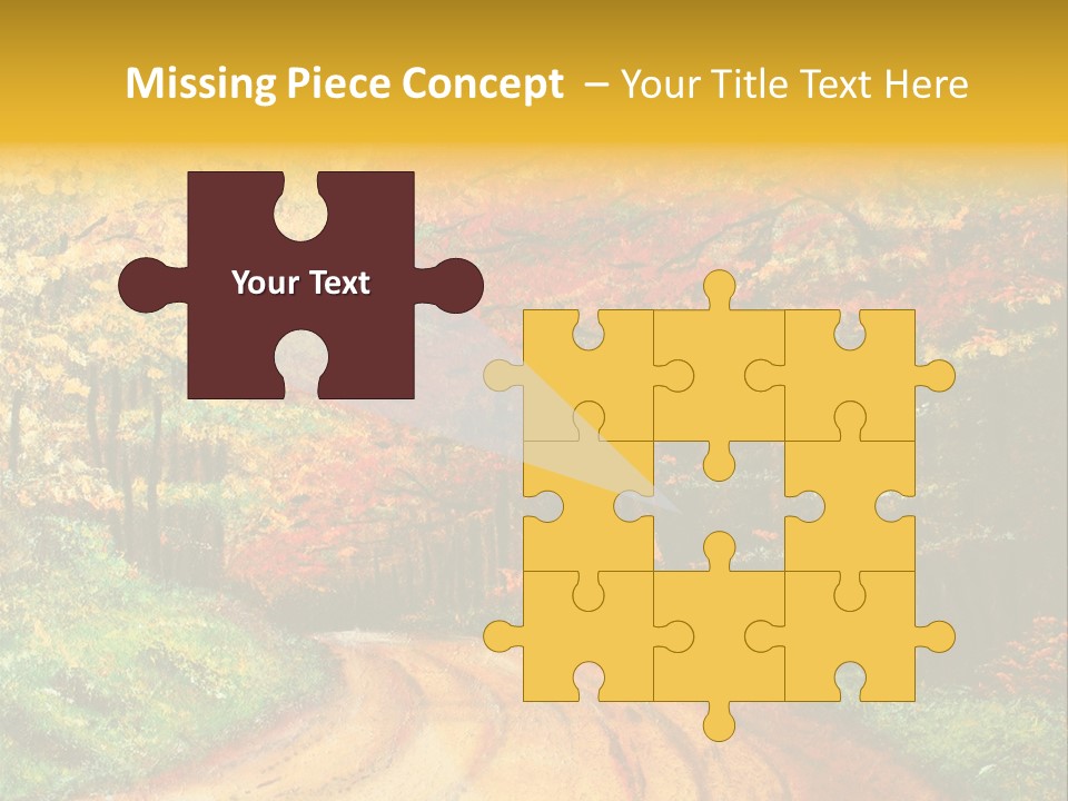 Forest Oil Painting PowerPoint Template