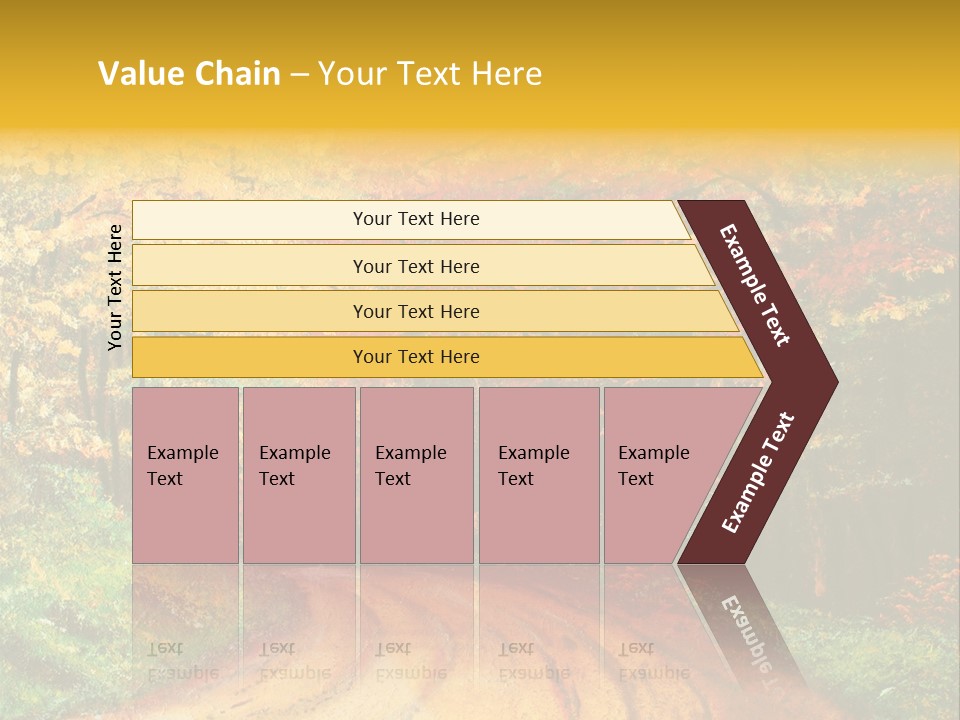 Forest Oil Painting PowerPoint Template