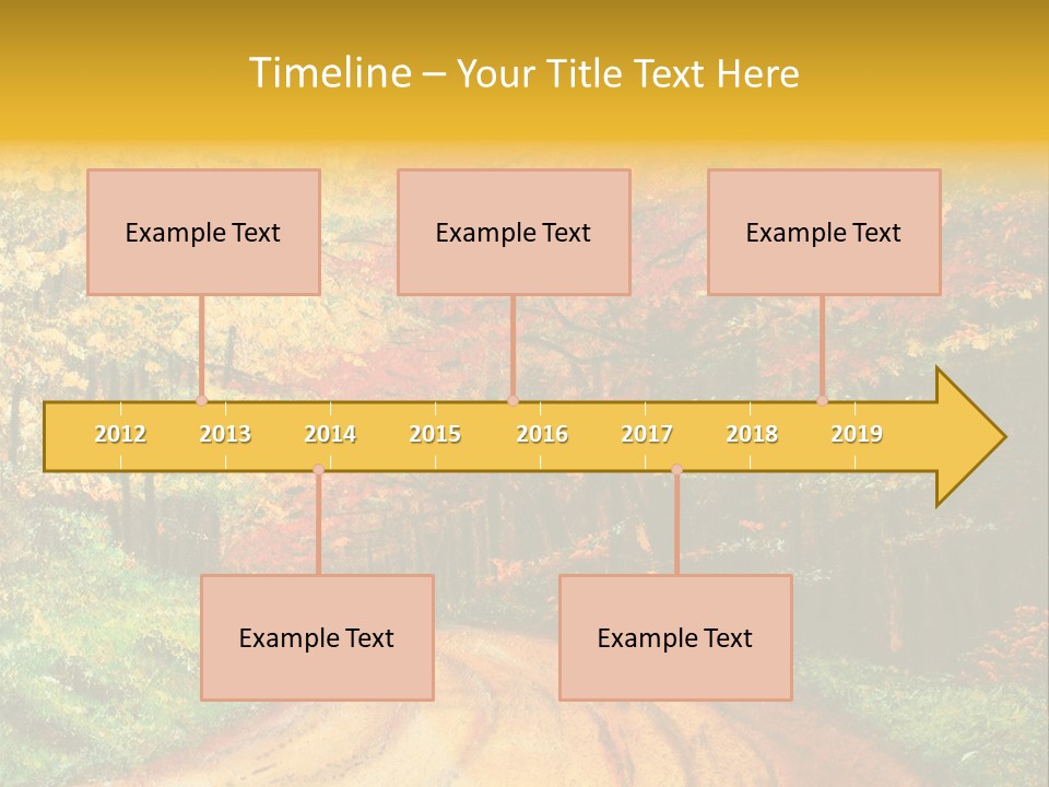 Forest Oil Painting PowerPoint Template