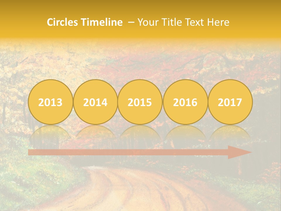 Forest Oil Painting PowerPoint Template