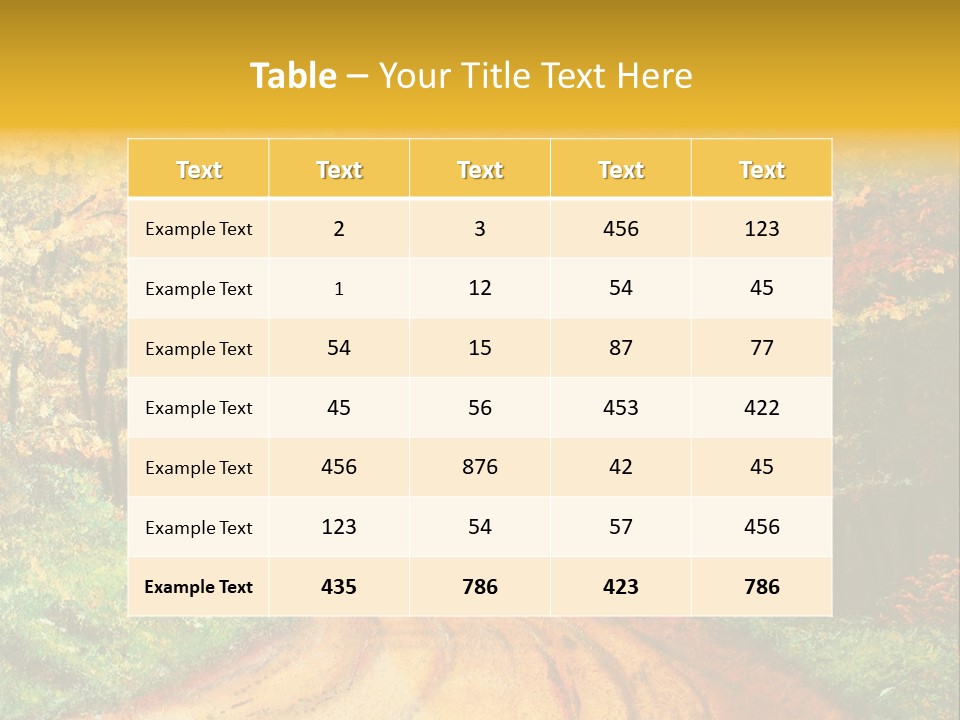 Forest Oil Painting PowerPoint Template