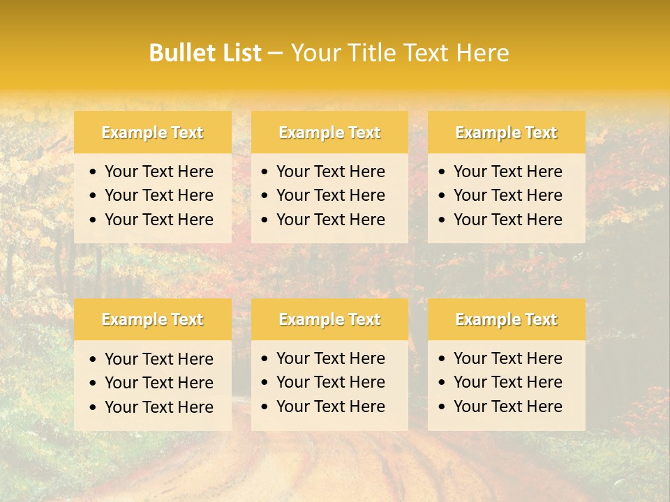 Forest Oil Painting PowerPoint Template
