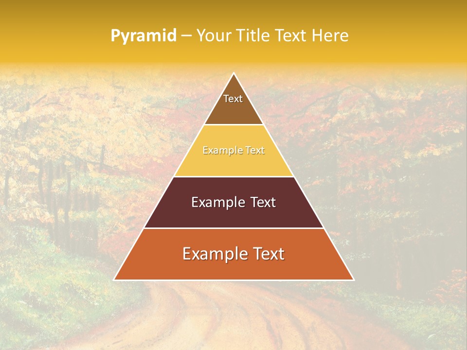 Forest Oil Painting PowerPoint Template