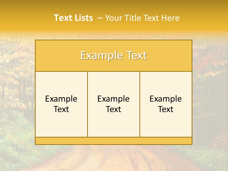 Forest Oil Painting PowerPoint Template