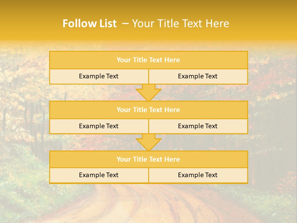 Forest Oil Painting PowerPoint Template
