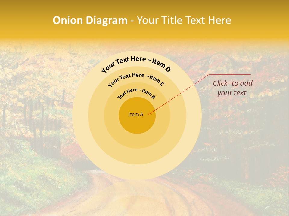 Forest Oil Painting PowerPoint Template