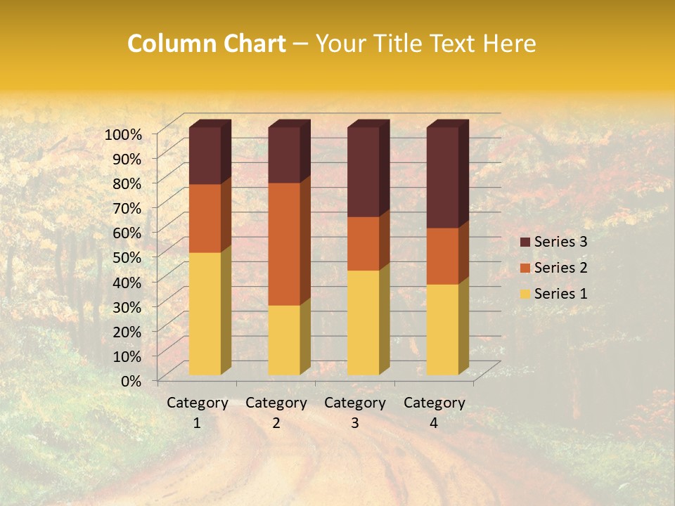 Forest Oil Painting PowerPoint Template