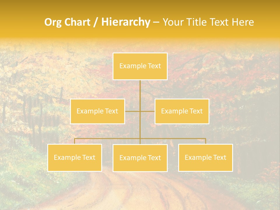 Forest Oil Painting PowerPoint Template