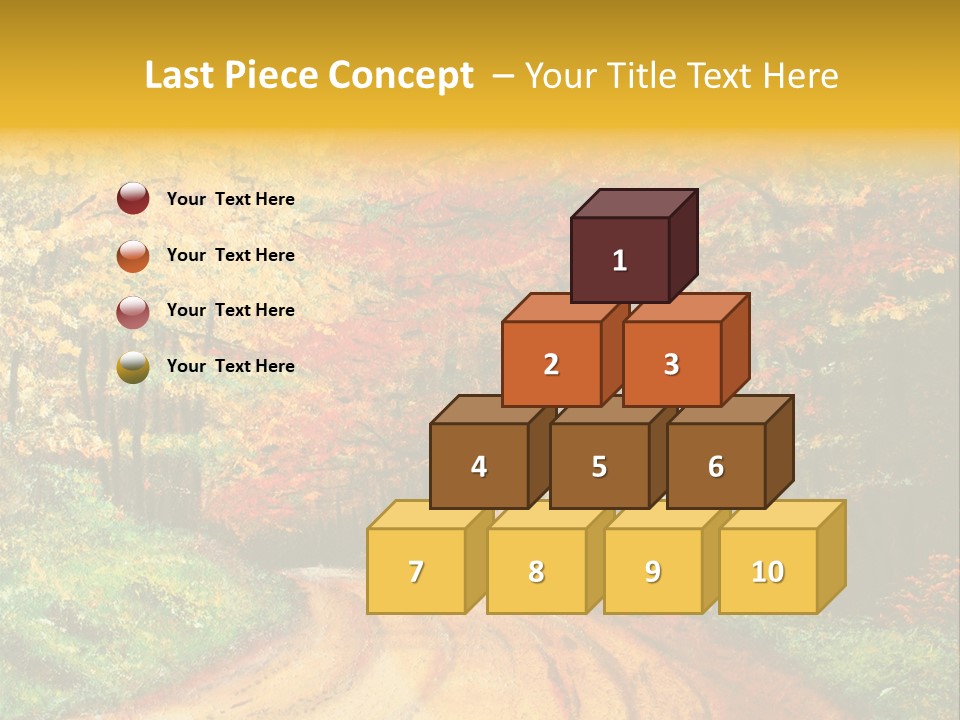 Forest Oil Painting PowerPoint Template