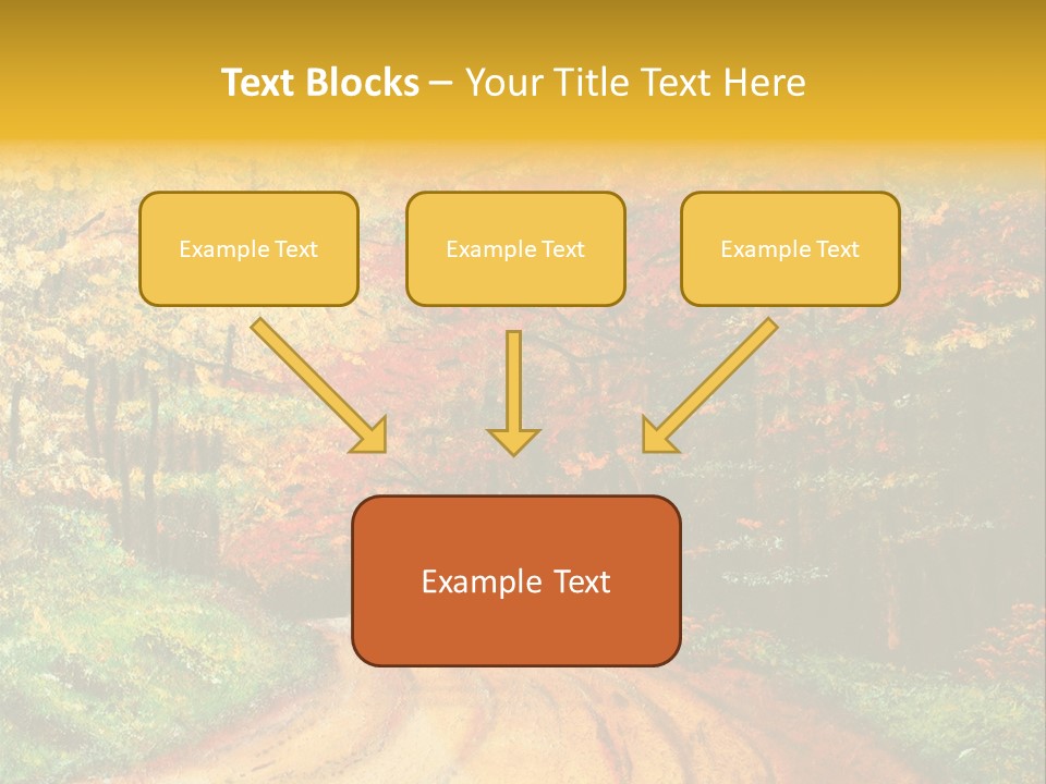 Forest Oil Painting PowerPoint Template