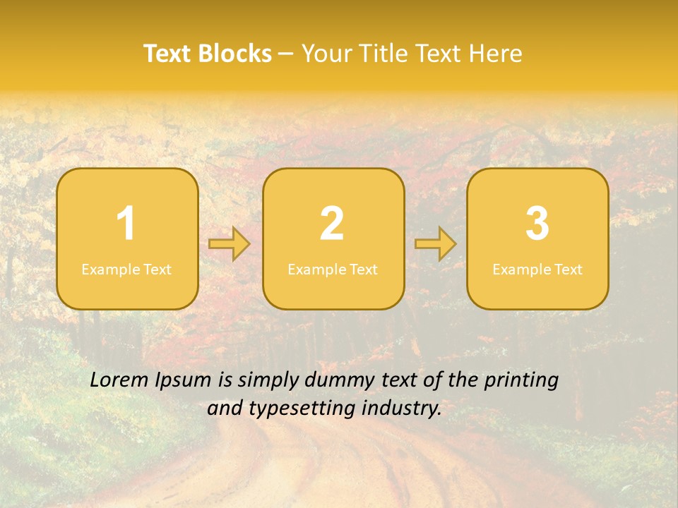 Forest Oil Painting PowerPoint Template