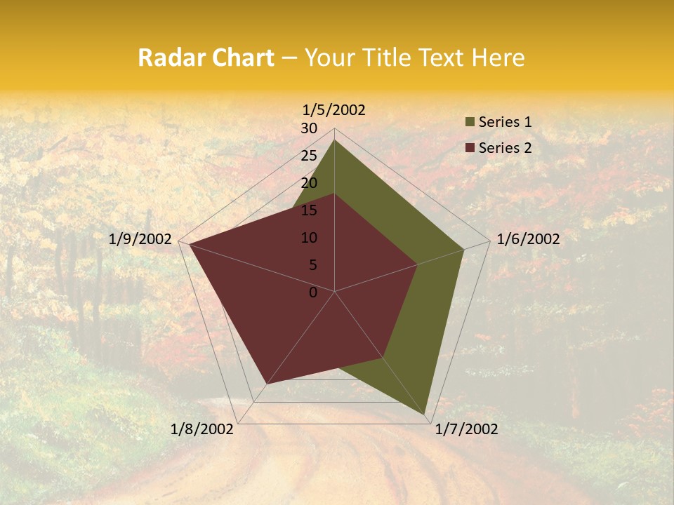 Forest Oil Painting PowerPoint Template