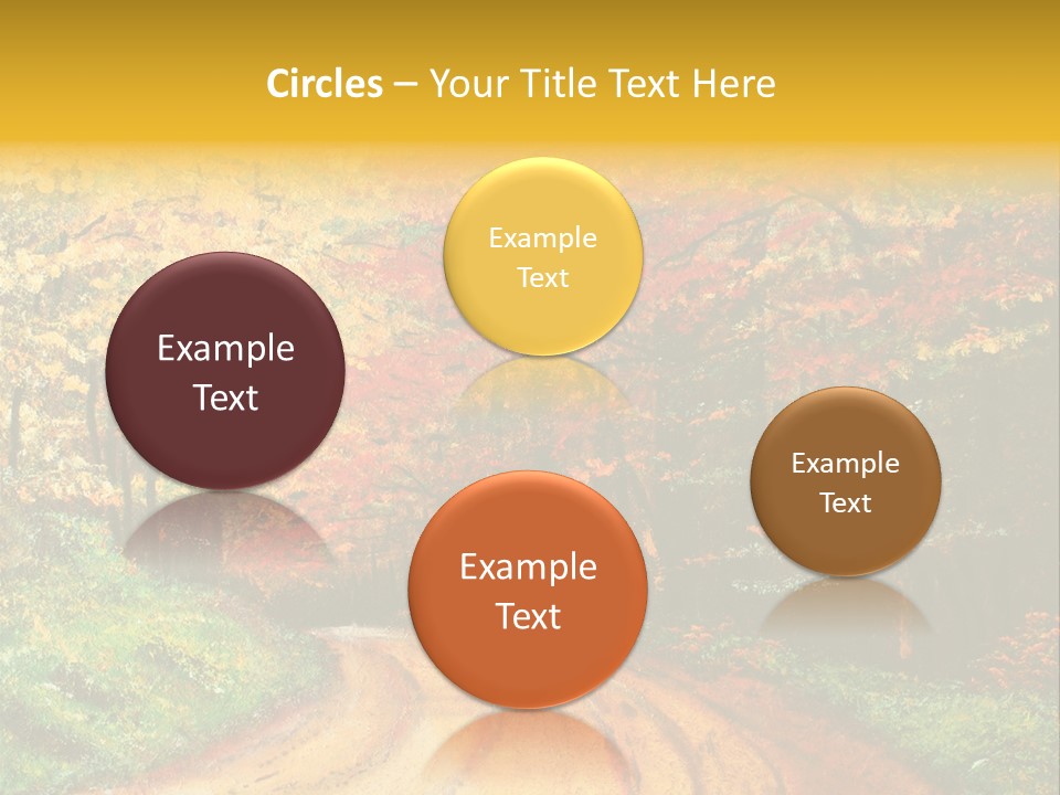 Forest Oil Painting PowerPoint Template