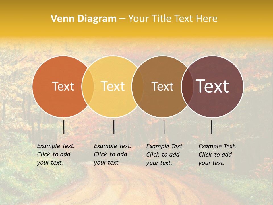 Forest Oil Painting PowerPoint Template