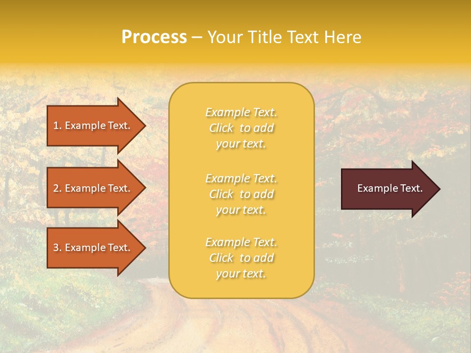 Forest Oil Painting PowerPoint Template