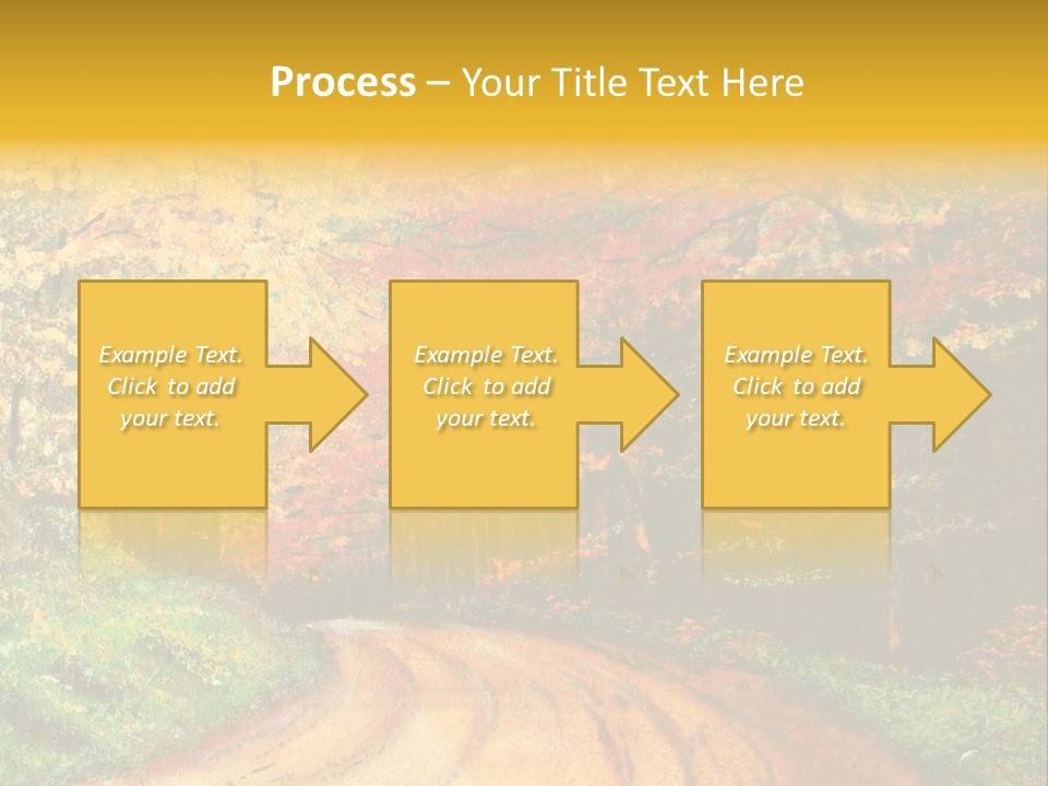 Forest Oil Painting PowerPoint Template
