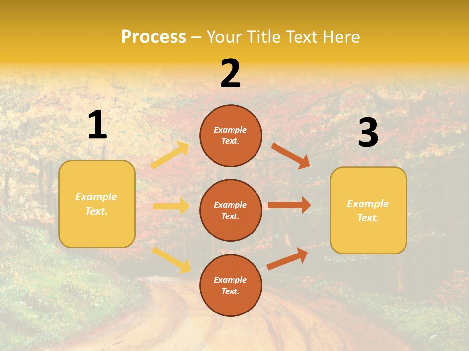 Forest Oil Painting PowerPoint Template