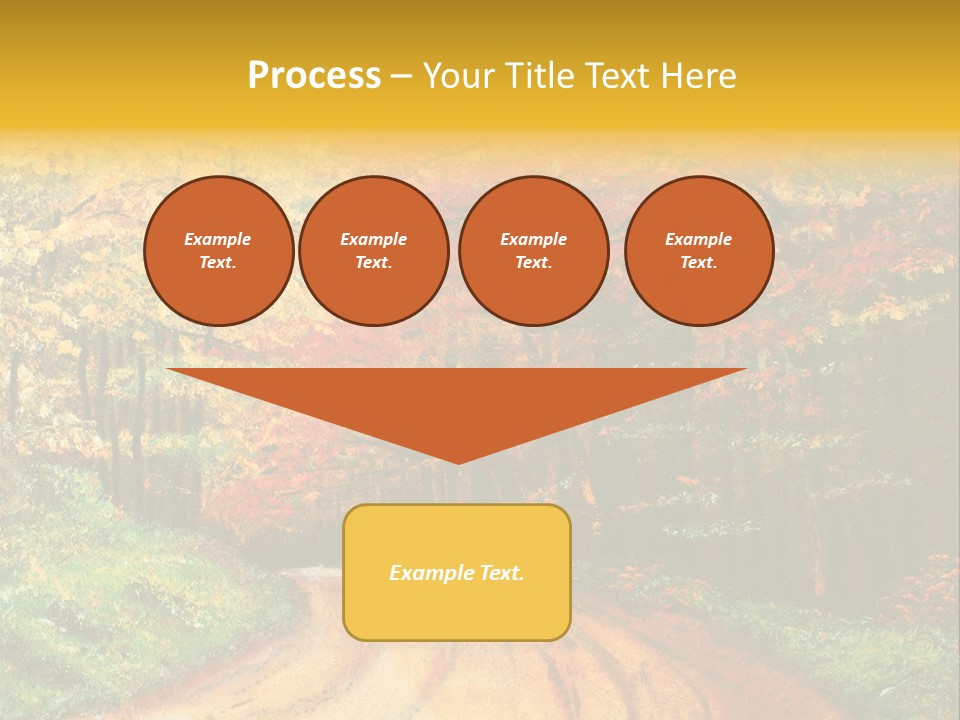Forest Oil Painting PowerPoint Template