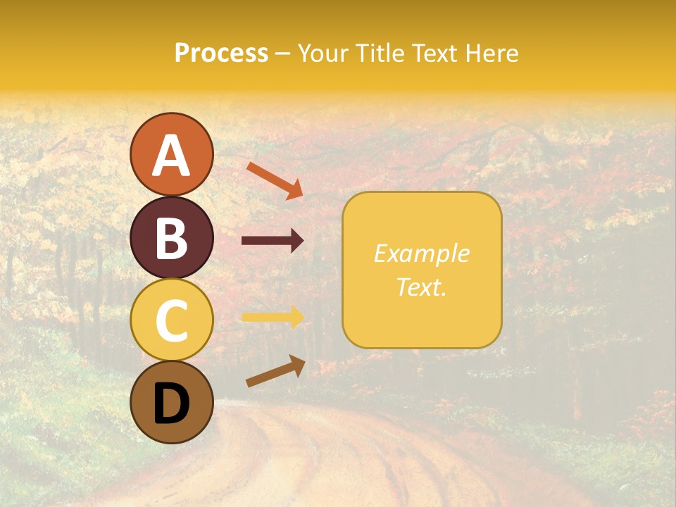 Forest Oil Painting PowerPoint Template