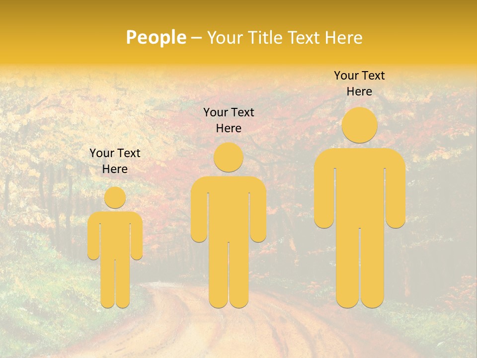 Forest Oil Painting PowerPoint Template