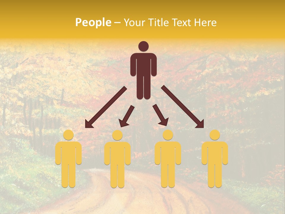 Forest Oil Painting PowerPoint Template