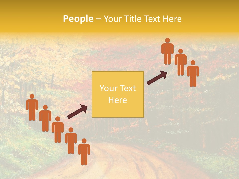 Forest Oil Painting PowerPoint Template