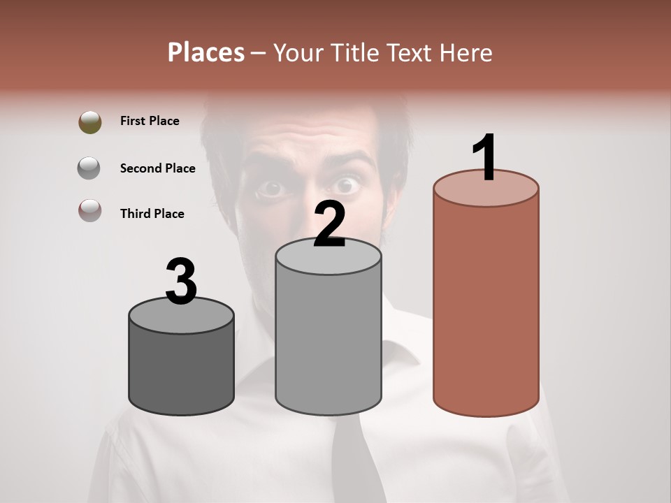 Astonished Man PowerPoint Template